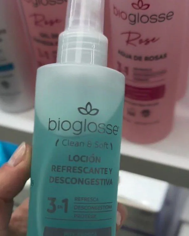 Bioglosse Loción refrescante y descongestiva 3 en 1