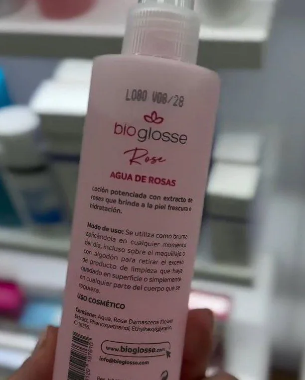 Bioglosse Agua de rosas